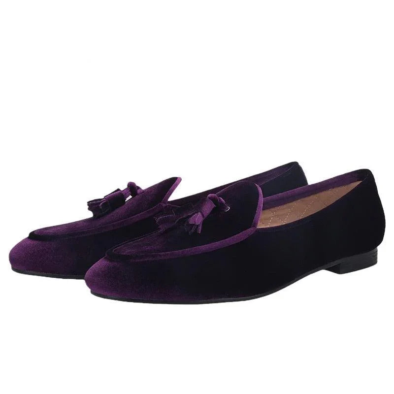 Men Tassel Dress Loafers - Formal Dress Shoes