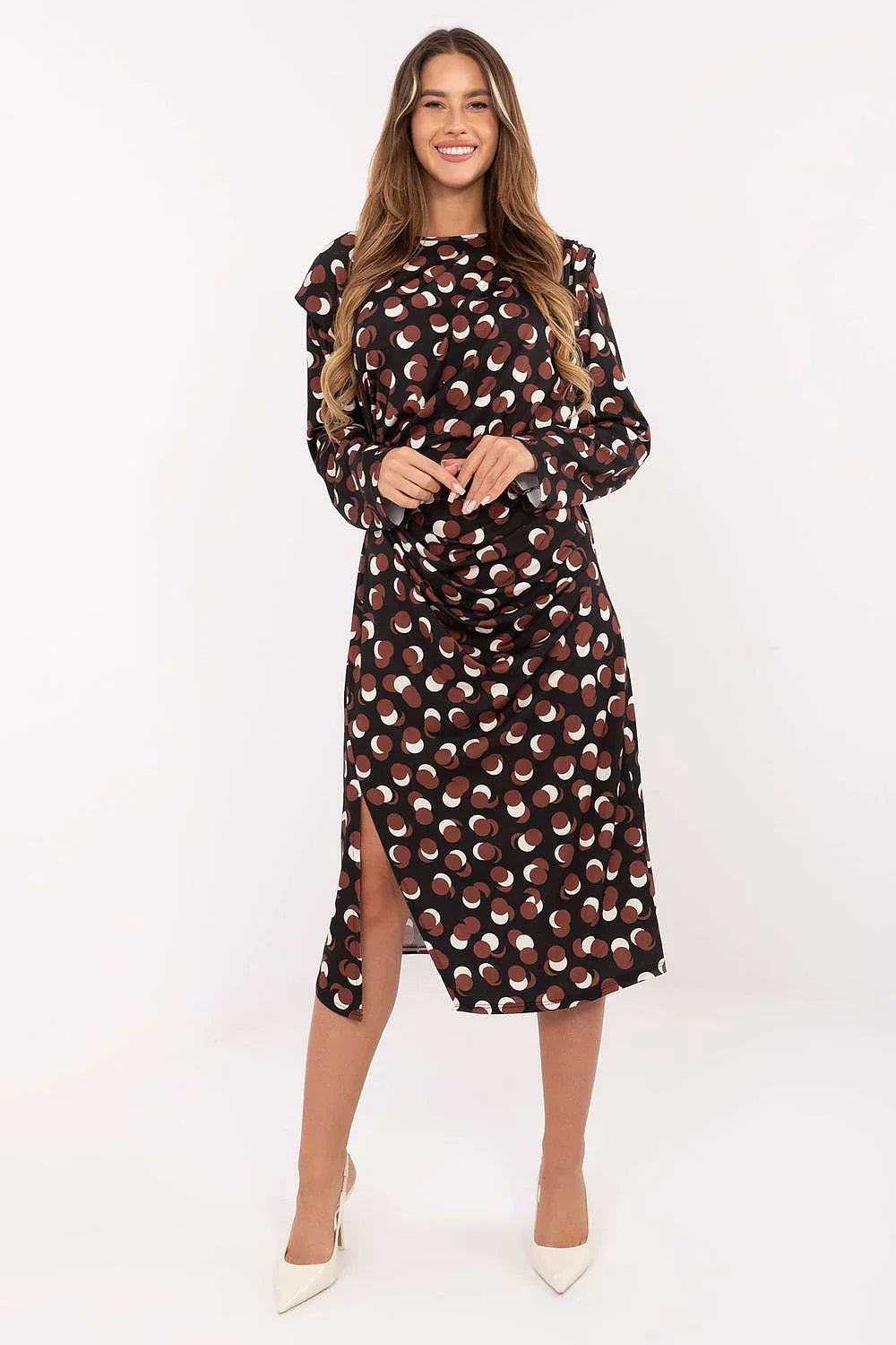 womens midi day dress Silver Skies Mint Botanical Flutter Sleeve Midi Dress Small