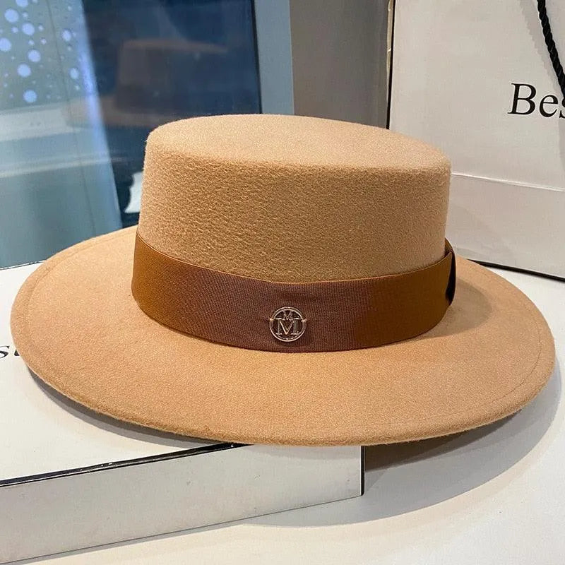 Elegant Tan Women\'s Fedora Hat Baberdicy Women main image 3