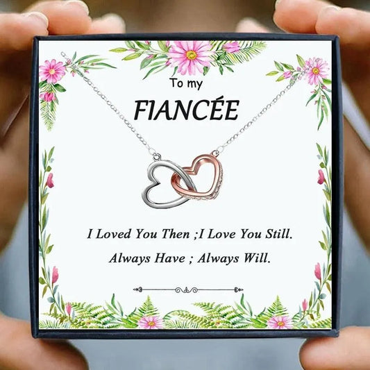 Infinity Hearts Pendant Necklace -Guocali