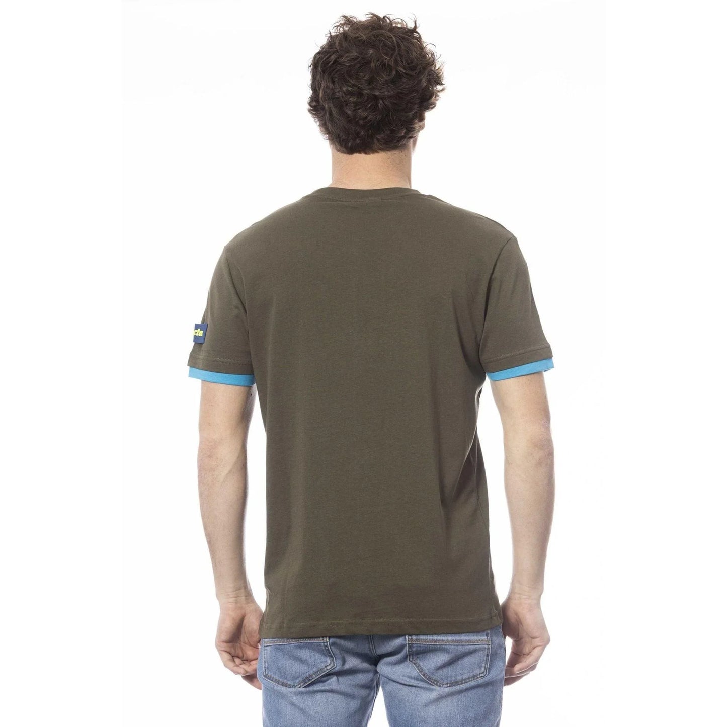 Men Crew-Neck Short-Sleeves T-Shirt – Breathable - Green -Guocali