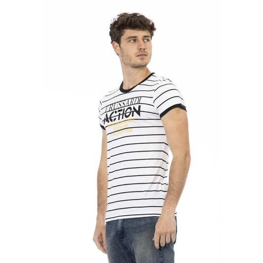 Men Crew-Neck Short-Sleeves T-Shirt – Breathable - White, Black, Yellow -Guocali
