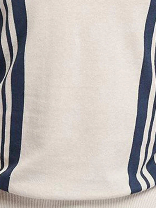 Men Short Sleeves Casual Polo Shirt – Lightweight - Beige, Blue -Guocali