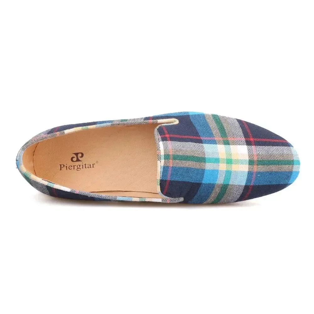 Plaid Chic Women's Loafers -Guocali