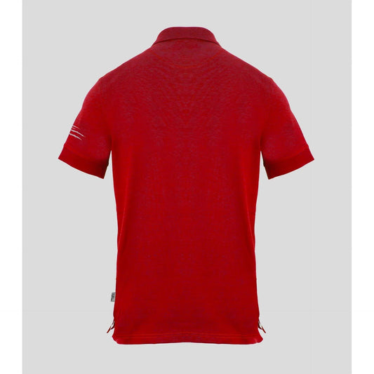 Plein Sport Men Short Sleeves Polo Shirt – Stretchable - Red -Guocali