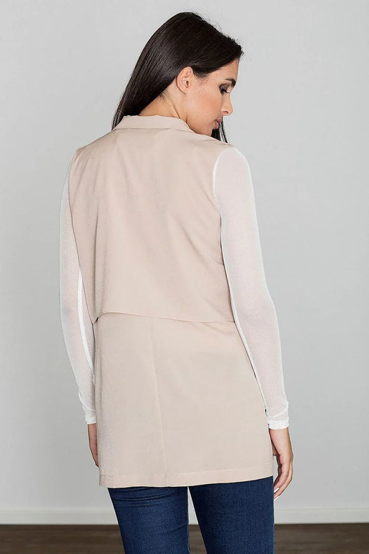 Women Suit Vest - Lightweight - Sleeveless -Guocali