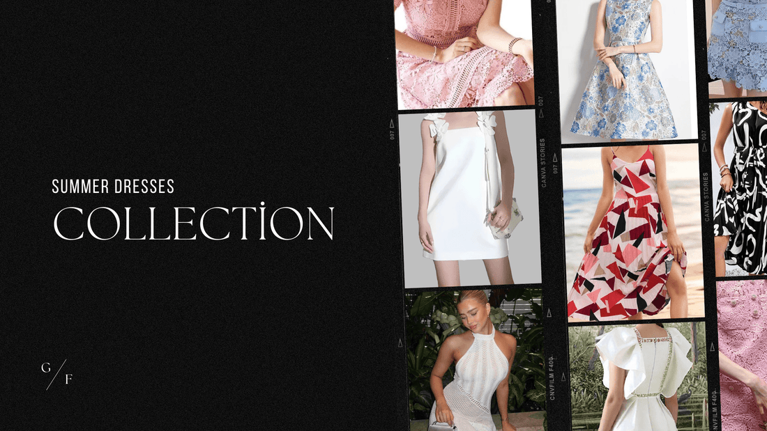 GUOCALI summer dresses collection featuring elegant white, floral, lace, and bodycon styles for women