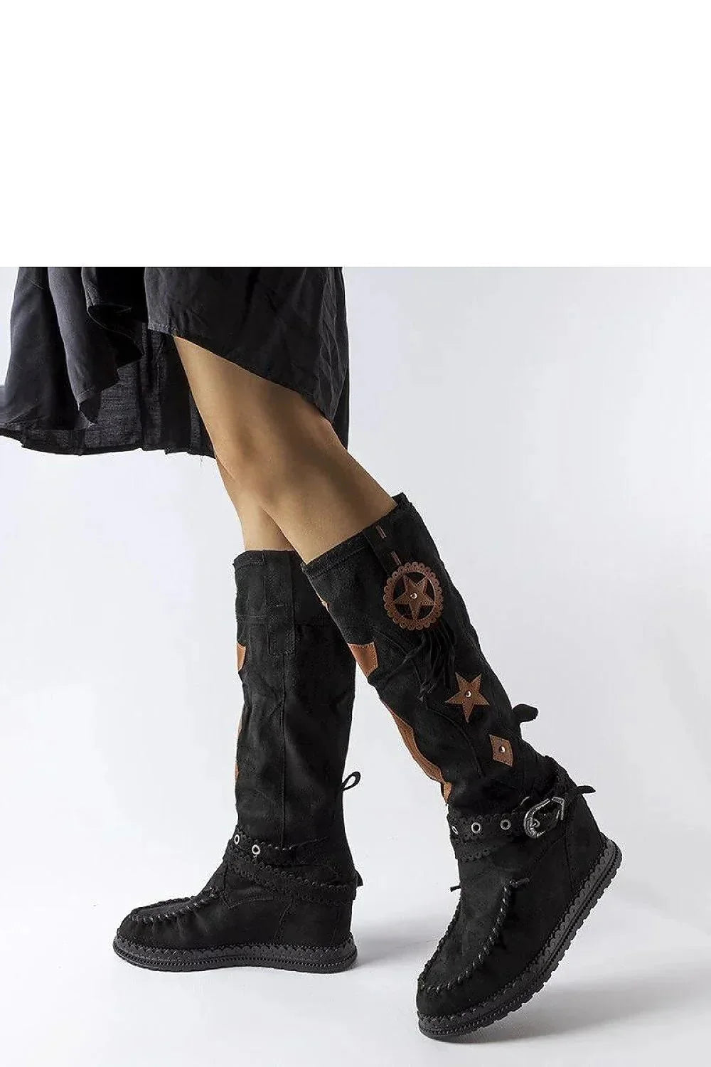 Women’s Buskin Boots | Lace-Up Tall Boots – GUOCALI
