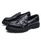 Casual Double Monk Strap Shoes