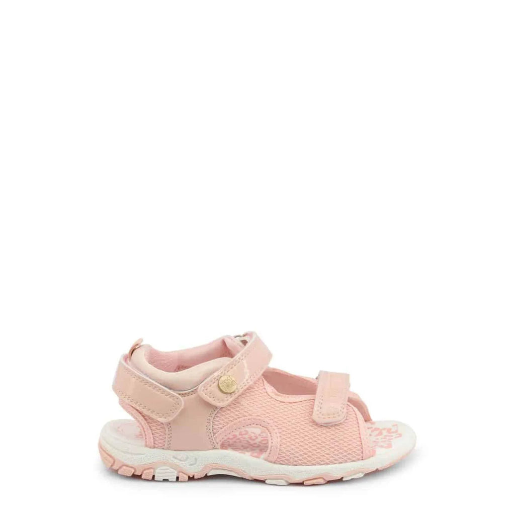 Girls Glitter Velcro Strap Flat Sandals