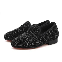 Kids Casual Slipper Dress Loafers - Slip-On Flat Shoes - Guocali