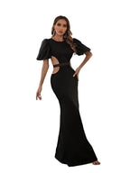 Ladies Puff Sleeve Party Dress