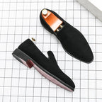 Men Casual Slipper Dress Loafers - Slip-On Formal Dress Shoes