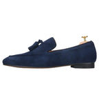 Men Casual Tassel Dress Loafers - Slip-On Flat Formal Dress Shoes