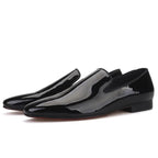 Men Venetian Dress Loafers - Slip-On Flat Formal Dress Shoes