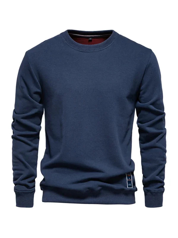 Men's Sweatshirt - Crew-Neck With Relaxed Fit