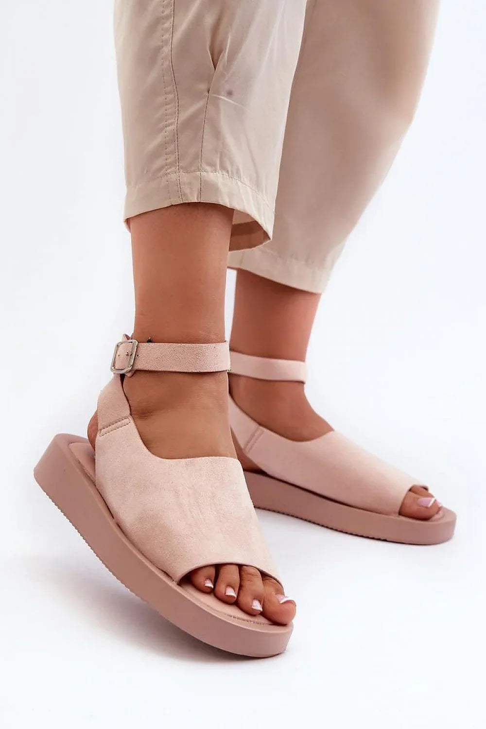 Women Ankle Strap Platform Casual Sandals