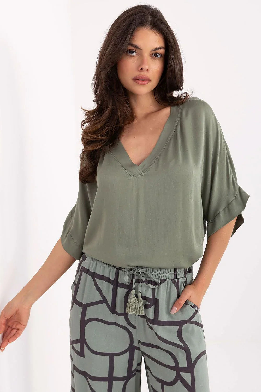 Women Blouse – Breathable – Three-Quarter Sleeve