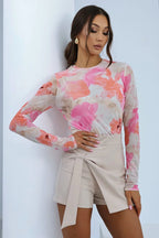 Women Blouse – Stretchable – Long Sleeve - Multicolor