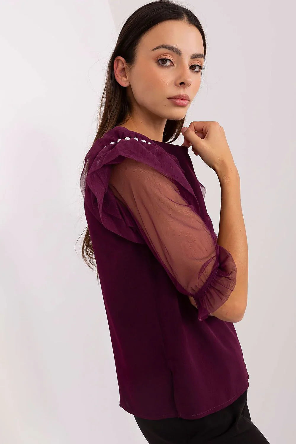 Women Blouse – Stretchable – Three-Quarter Sleeve