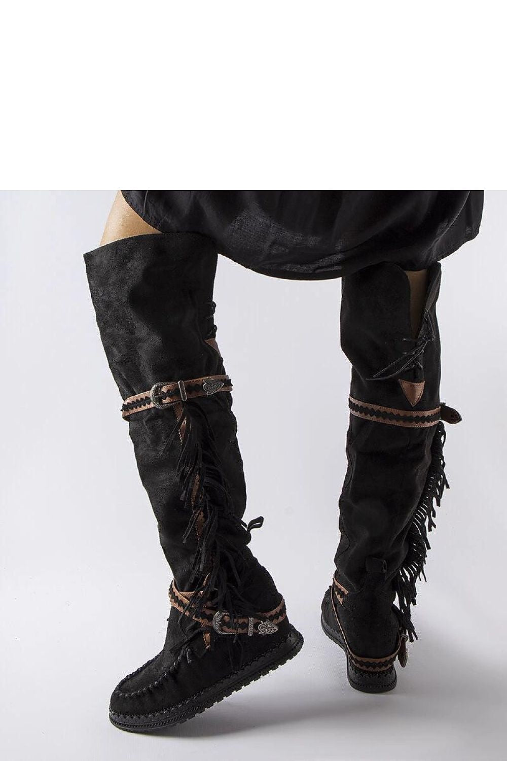 Women Buskin Boots - High Platform Shoes