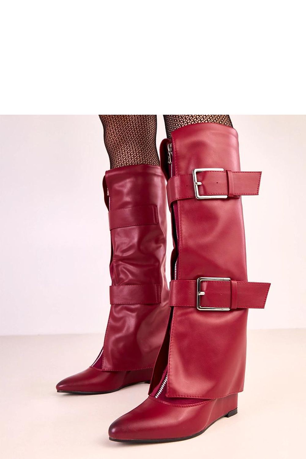 Women Buskin Boots - High Wedge Shoes