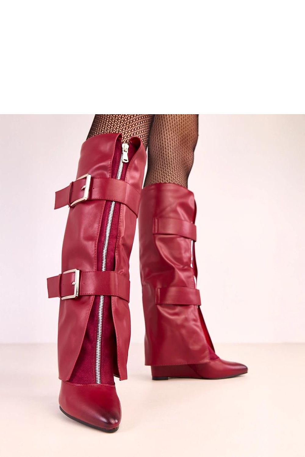 Women Buskin Boots - High Wedge Shoes