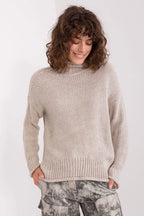 Women Classic Solid Turtleneck Sweater