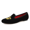 Women Dress Smoking Slipper Loafers - Slip-On Flat Shoes