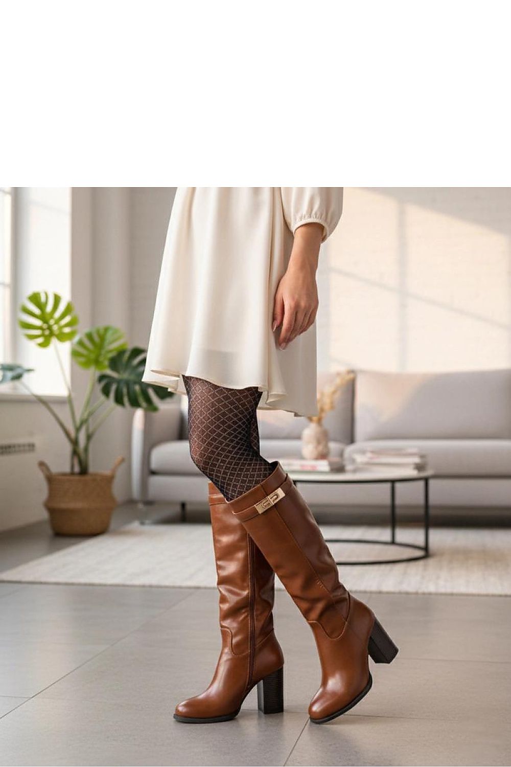 Women Heel Boots - High Block Shoes