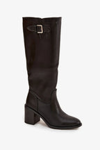 Women Heel Boots - High Block Shoes