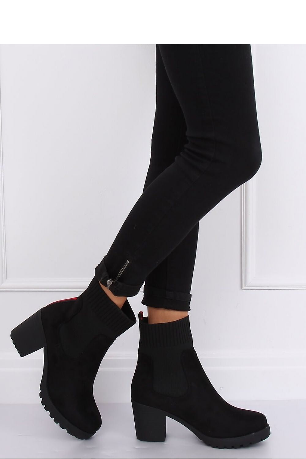 Women Heel Boots - High Block Shoes