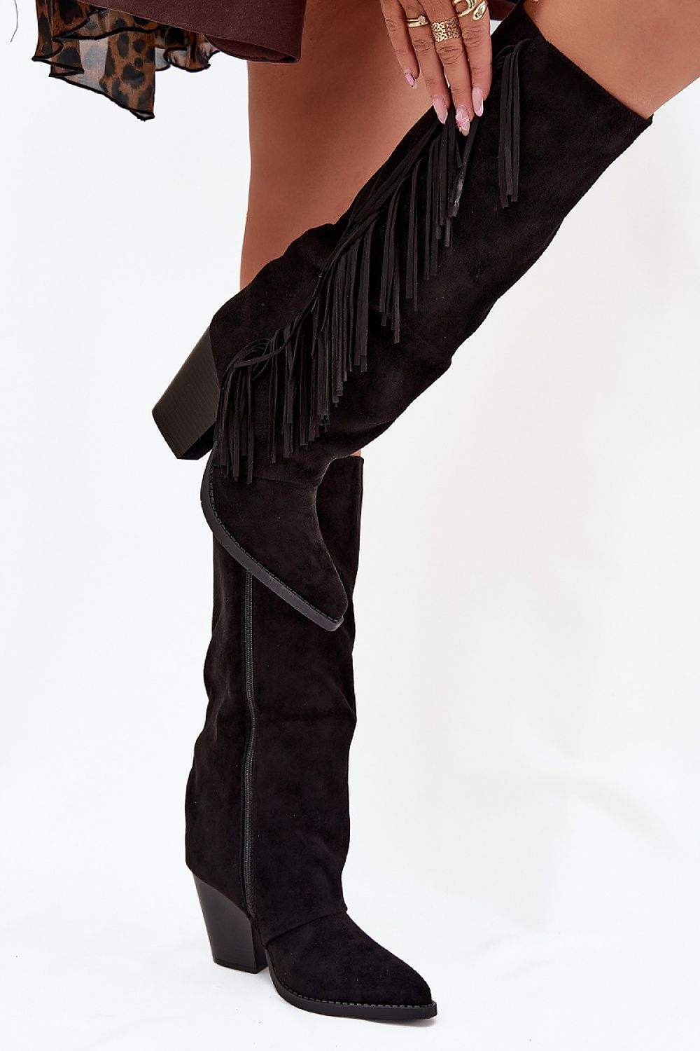 Women Heel Boots - High Block Shoes