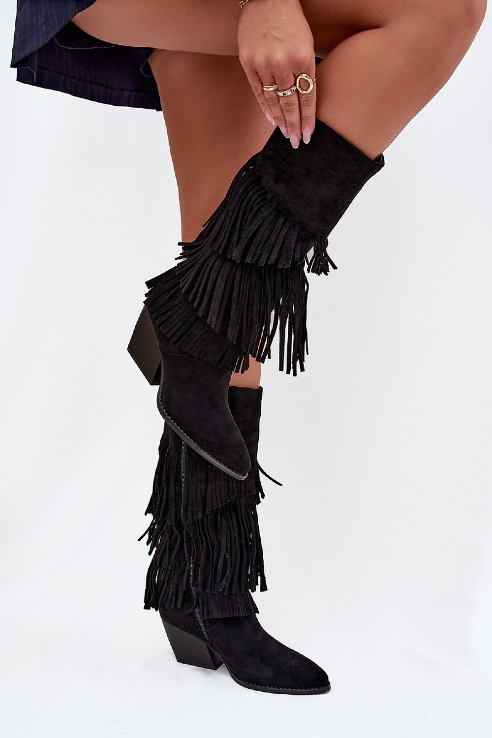 Women Heel Boots - High Block Shoes