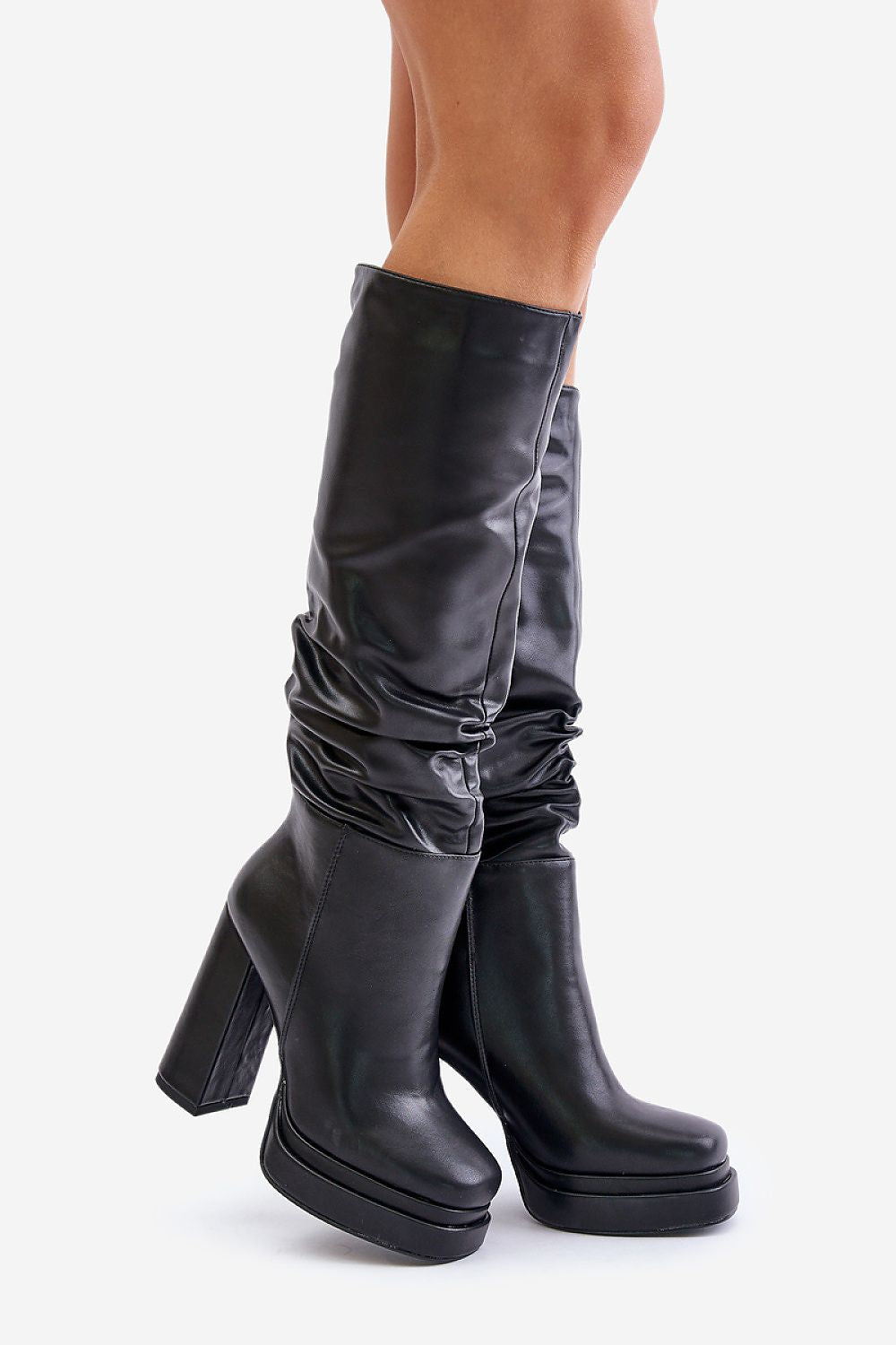 Women Heel Boots - High Block Shoes