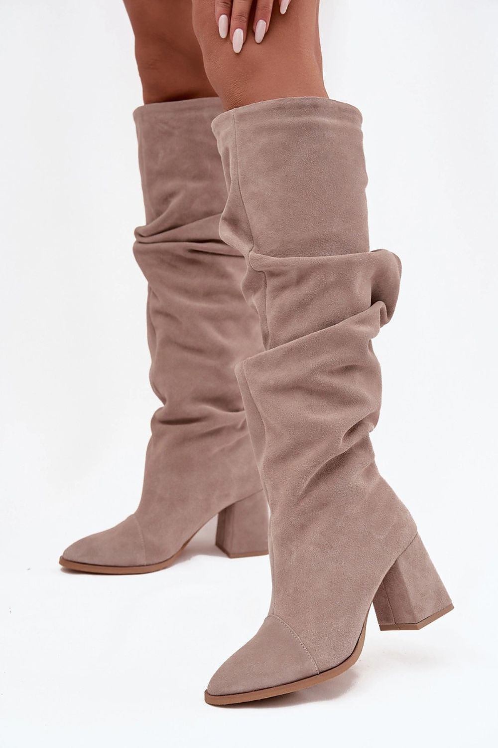 Women Heel Boots - High Block Shoes