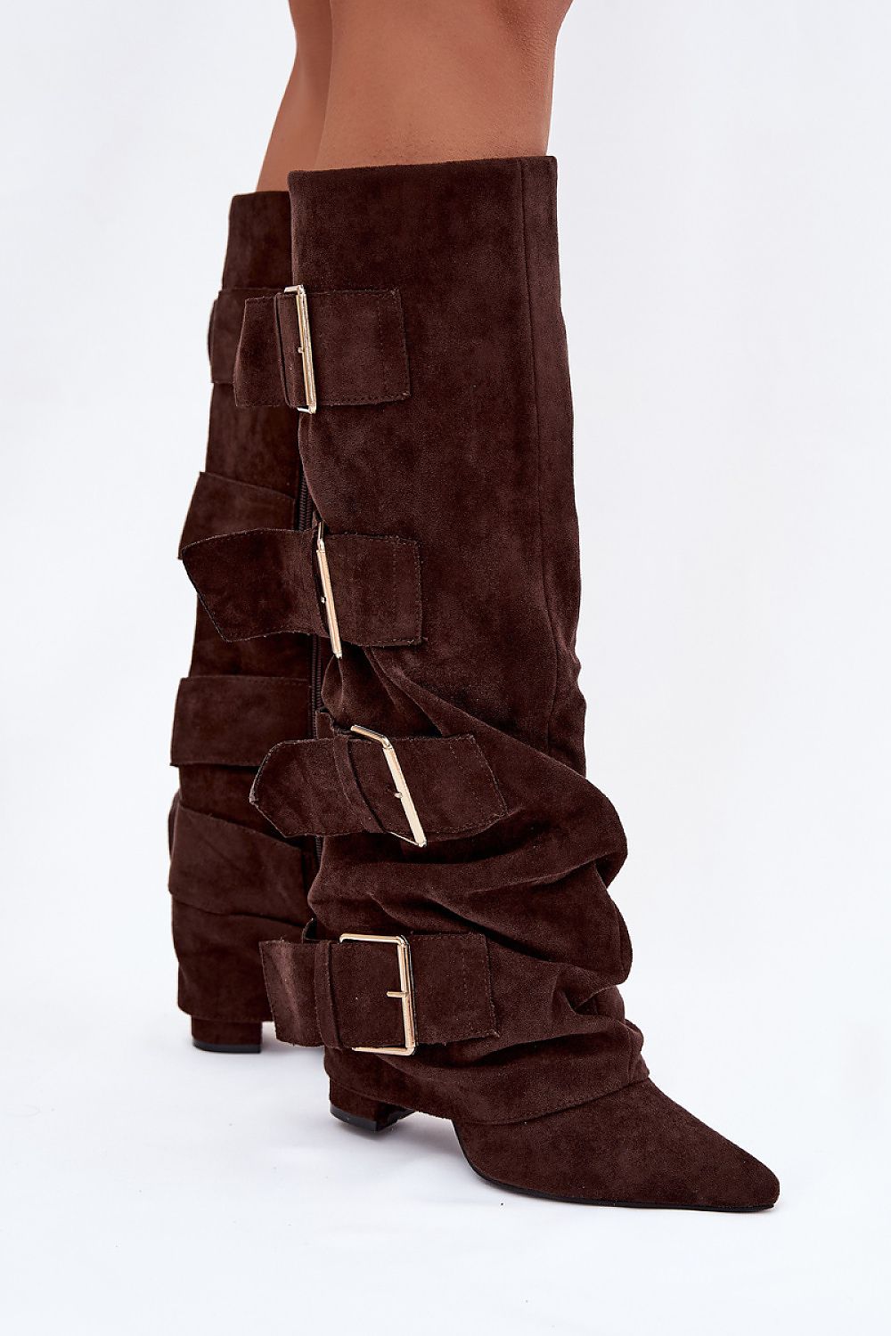 Women Heel Boots - High Block Shoes