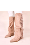 Women Heel Boots - High Block Shoes