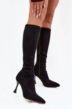 Women Heel Boots - High Stiletto Shoes - Guocali