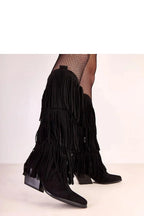 Women Heel Boots - Mid Block Shoes