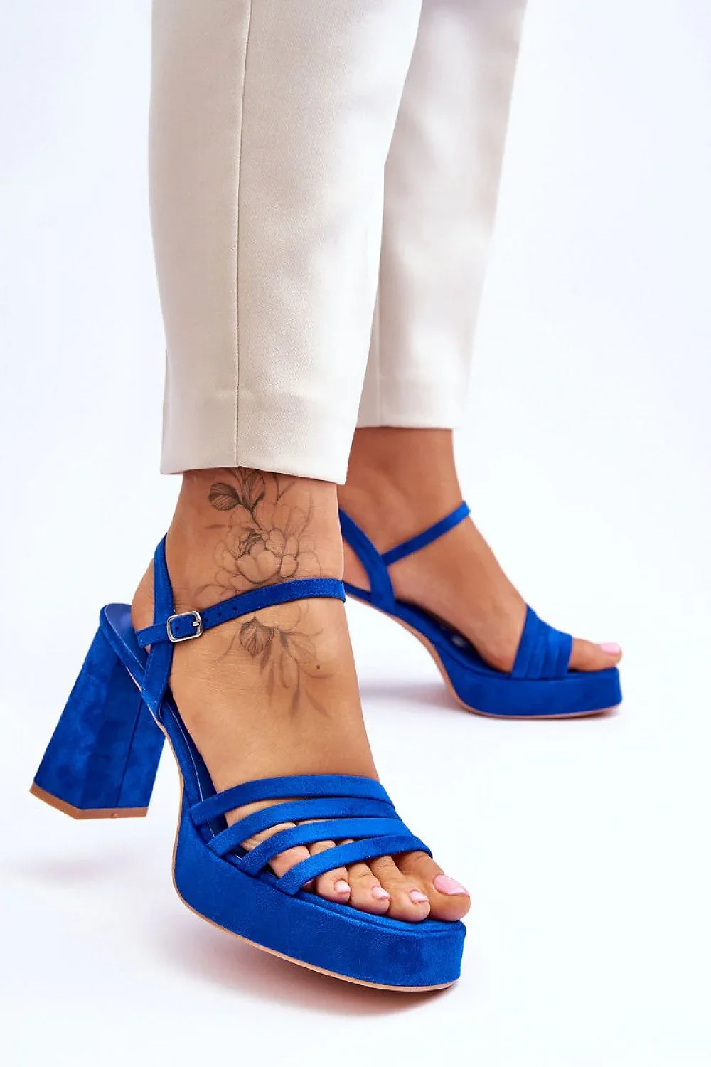 Women High Platform Block Heel Sandals