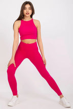 Women High Waisted Long Gym Leggings – Slim Fit