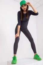 Women High Waisted Long Gym Leggings – Slim Fit