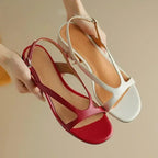 Women Low-Heeled Open Toe Comfort Sandals