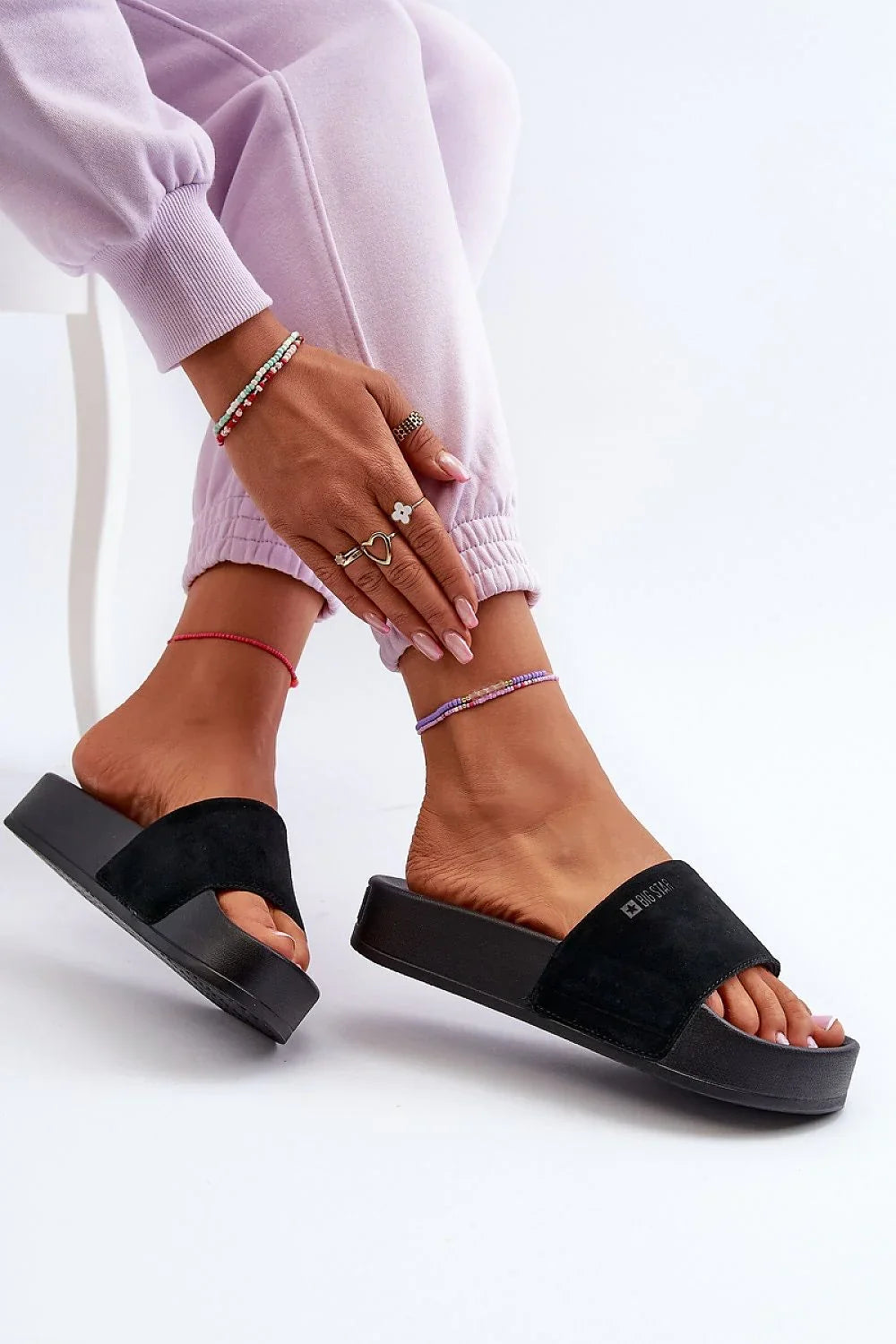 Women Mid Platform Flip Flops