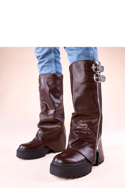 Women Platform Boots - Mid Platform Shoes - Guocali