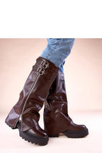 Women Platform Boots - Mid Platform Shoes