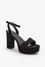 Women Platform Peep Toe Stiletto Sandals