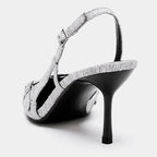 Women Pointed Toe Ankle Strap Stiletto Heels
