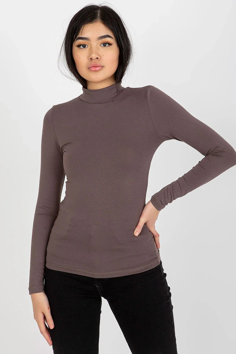 Women Slim Viscose Turtleneck Sweater